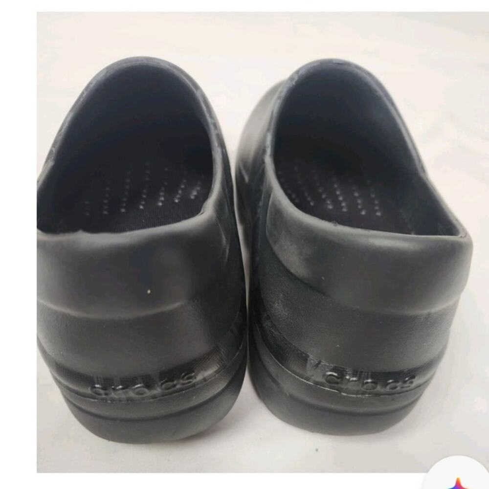 Womens CROCS clogs neria Pro 2 black silver rose pattern comfortable size 7 - Picture 2 of 6